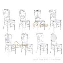 clear crystal Tiffany chair wedding chairs and tables